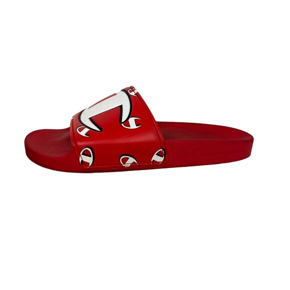 CHAMPION IPO Sandals  Men's Size 8  Camo Logo Slide  Red - Picture 4 of 12